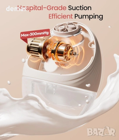 NCVI Отопляема електрическа помпа за кърма, 4 режима и 9 нива, 1 брой, снимка 4 - Помпи за кърма - 54039975