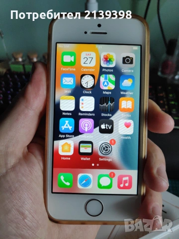 iPhone SE 16GB Rose Gold (2016) - 100% Батерия, Работещ Touch ID, снимка 10 - Apple iPhone - 55067971