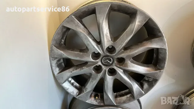 Алуминиева джанта 7x18 инча OEM за Mazda 3 2.2D (2015) 9965-33-7080, снимка 3 - Части - 55589131