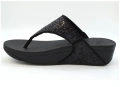 чехли Fitflop Lulu Glitter X03 Черни с блясък номер 39 , снимка 3