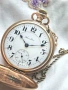 Изключително Рядък Модел Джобен Часовник HAMILTON 1890те г. , снимка 2