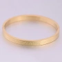 Елегантна златиста гривна гръцки орнамент, снимка 1