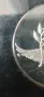 ​Голяма сребърна медал-монета Pax Dove 1975 – Franklin Mint (Proof, Sterling Silver) , снимка 4