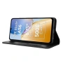 ZTE Blade A56 калъф – портфейл с ретро текстура, подставка, слотове за карти, протектор, 4 цвята, снимка 4