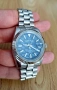 Мъжки часовник Seiko Datejust Mod син циферблат, снимка 2