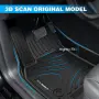 К-кт 3 части 3D трислойни TPE стелки за Tesla Model Y (2019-2023), NOVSIGHT, черни, снимка 4
