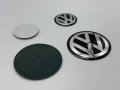 VW Стикери за капачки на джанти Passat Golf Touareg Bora, снимка 4