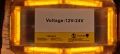 Въртяща се LED проблясваща лампа 12–24V 90 диода аварийно осветление, маяк, снимка 5