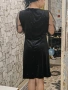 къса черна рокля с тюлени ръкави. , снимка 4