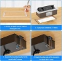 Нов Разклонител за бюро с USB C, 2 отделения, снимка 7