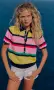 Нова раирана поло тениска ZARA, снимка 1
