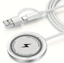 Магнитно безжично зарядно Magsafe,безжична станция 2цвята, снимка 1
