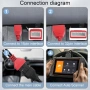 OBDII диагностичен адаптер, 16+32-пинов OBD2 разклонителен кабел 30 см, снимка 6