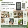 LED електронен настолен термометър с влагомер часовник аларма голям екран на батерии дигитален влага, снимка 8