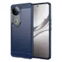 Калъф за vivo V50 5G – Карбонов текстура, Четкан, TPU, Издигнати ръбове, 3 цвята, снимка 3