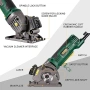 Мини циркуляр, TECCPO 4.8Amp компактен циркуляр, 3700 об/мин , снимка 6