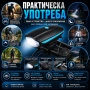 LED акумулаторен фар за колело звънец сирена лед фенер велосипед USB зареждае предни светлини, снимка 3