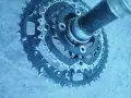 Курбел със средно движение за велосипед колело Shimano deore xt fc m 770, снимка 4