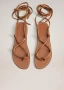 Кожени сандали Mango, номер 40-41, снимка 1