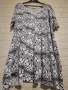 СТРАХОТНА ЧЕРНОБЯЛА ТУНИКА 3XL, снимка 2