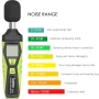 Tadeto Шумомер, преносим цифров децибеломер от 30dB до 130dB с LCD дисплей , снимка 9