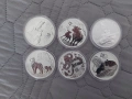Сребърни монети лунари 3, снимка 1