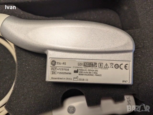 GE Healthcare 3Sc-RS секторна ултразвукова сонда за кардиологична радиология, снимка 5 - Медицинска апаратура - 54161389