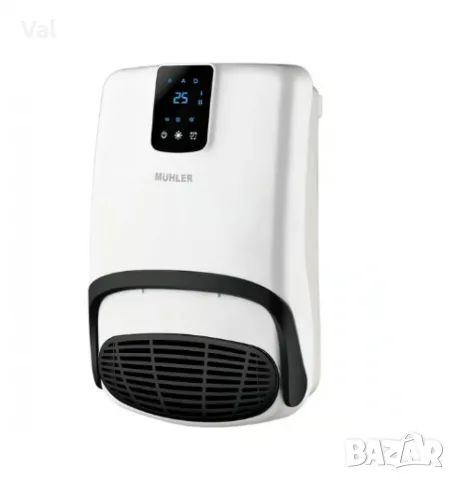 Печка вентилаторна за баня MBH-2007D, 2000W, eлектронно упраление, снимка 5 - Отоплителни печки - 55367280