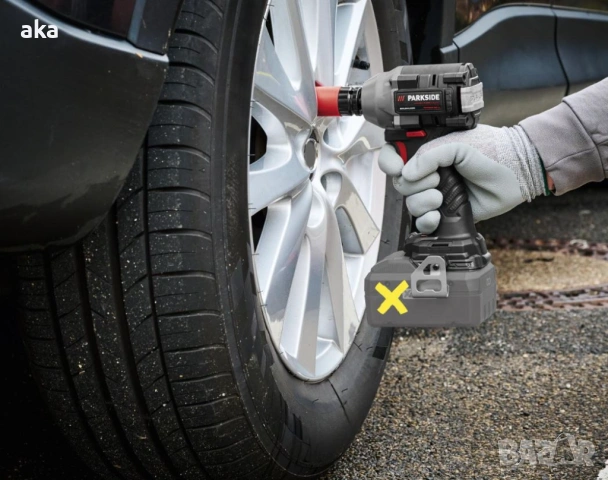 Parkside PERFORMANCE акумулаторен ударен гайковерт 1/2 PPDSSA 20-Li B2 НОВ0 5Г.ГАРАНЦИЯ, снимка 5 - Винтоверти - 54856256
