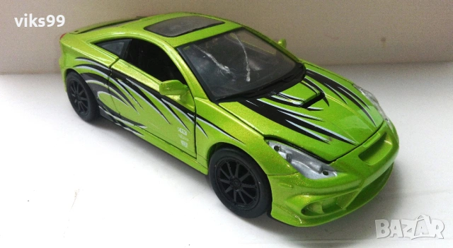 Bburago Toyota Celica GT-S 2003 Мащаб 1:24, снимка 5 - Колекции - 54867396