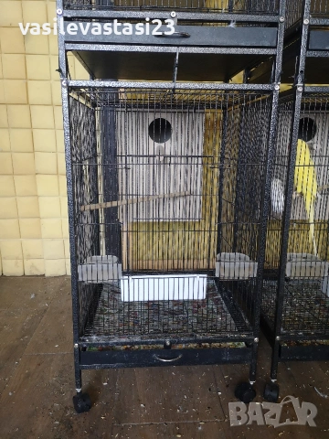 голяма клетка за птици , снимка 3 - Папагали - 55236219