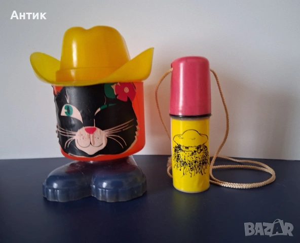 Стара Касичка Котарака в Чизми и Монетник от Соца, снимка 3 - Колекции - 54077864