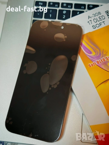 Soft Oled Съвместим LCD Дисплей за iPhone 17 /120Hz/ Черен / Гаранция, снимка 4 - Резервни части за телефони - 54768119
