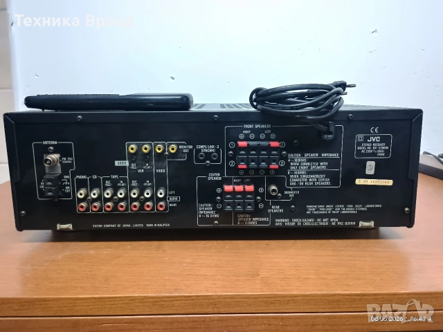 RX-530RBK. Качествен 5 канален ресивър с оригинално дистанционно и вграден тунер., снимка 10 - Ресийвъри, усилватели, смесителни пултове - 54570140