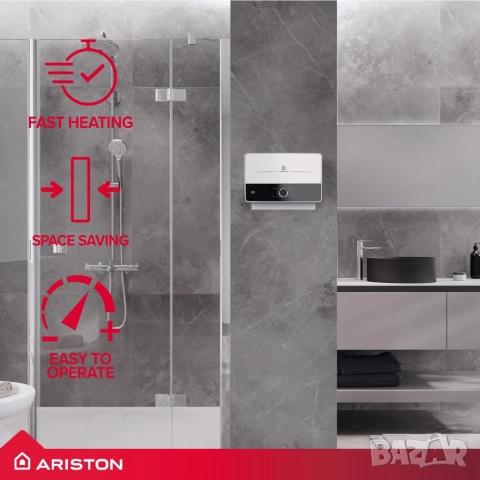 Най-висок клас италиянски проточен бойлер ARISTON Multi 9.5kW НА НАМАЛЕНА ЦЕНА, Мигновена топла вода, снимка 4 - Бойлери - 54888298