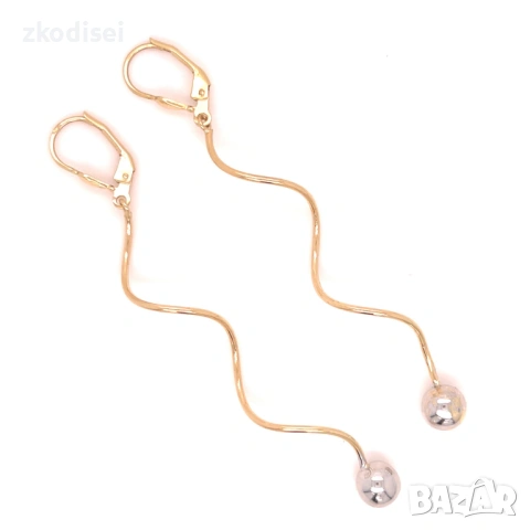 Златни обеци 3,59гр. 14кр. проба:585 модел:38733-3