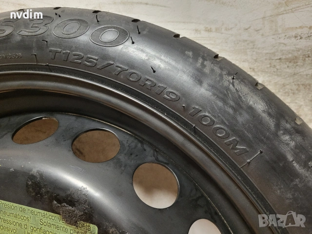 Патерица 19 5х112 Audi Vw Seat Skoda Bmw резервна гума 19 цола, снимка 3 - Гуми и джанти - 54048752