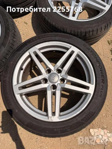 Audi 18" Оригинални, снимка 5 - Гуми и джанти - 55340520