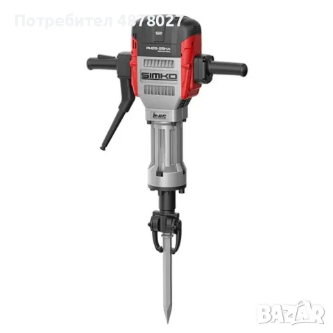 Електрически чук-къртач за разрушаване SIMKO 2000W PH29-28HA, снимка 2 - Къртачи - 55680195
