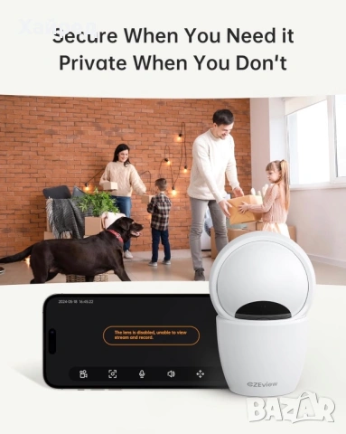 Нова CZEview 3K 5MP вътрешна камера за видеонаблюдение, снимка 7 - HD камери - 54195946