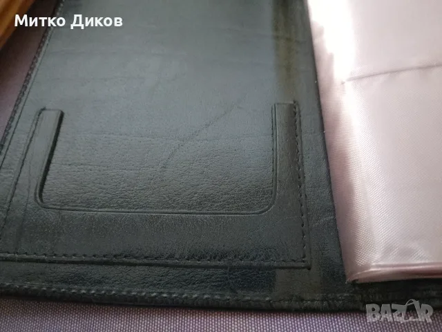 Phillips нов естествена кожа визитник 17 прегради х 3х2-112визитки, снимка 8 - Други - 55692178