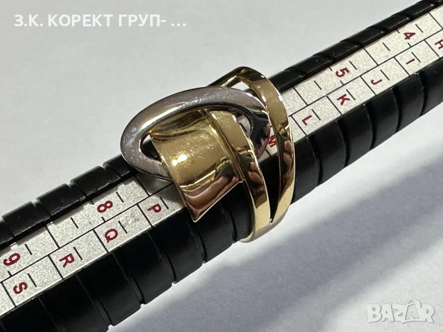 Златен дамски пръстен 14K – 5,20 г – Размер 53, снимка 6 - Пръстени - 55092195