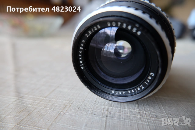 Carl Zeiss Jena Flektogon 35mm f2.8 Lens. Exakta Mount, снимка 10 - Обективи и филтри - 54492998