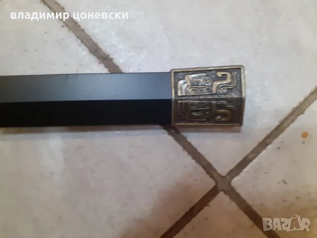 Красив нож,кортик,кама,малка сабя с гравирано острие, снимка 2 - Колекции - 55455485