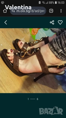 Продавам сандали на ток GUESS
