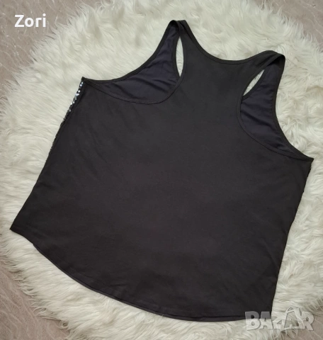УНИКАЛЕН топ с пайети в цвят графит 3XL/4XL/5XL, снимка 4 - Потници - 54873235