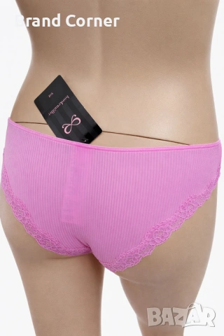 Hunkemöller дамско долнище M – розово с дантела, снимка 4 - Бельо - 54533181