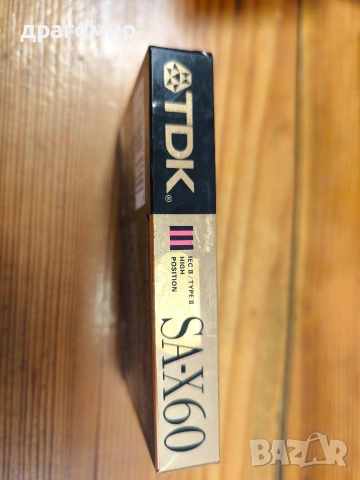 TDK SA-X 60 аудио касета , снимка 4 - Аудио касети - 55119203