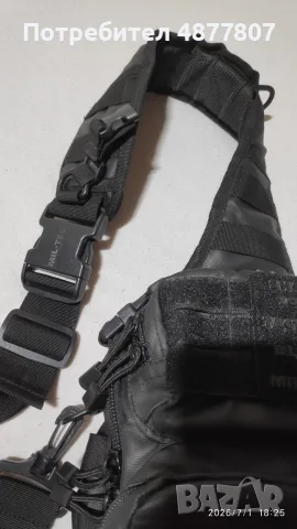 Раница Mil - Tec Assault за едно рамо , снимка 7 - Раници - 55382240