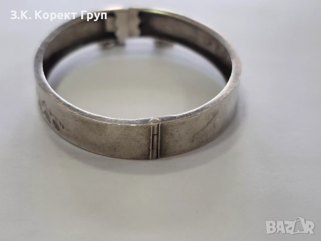 Сребърна гривна 925 / 10,35 гр, снимка 4 - Гривни - 55076438